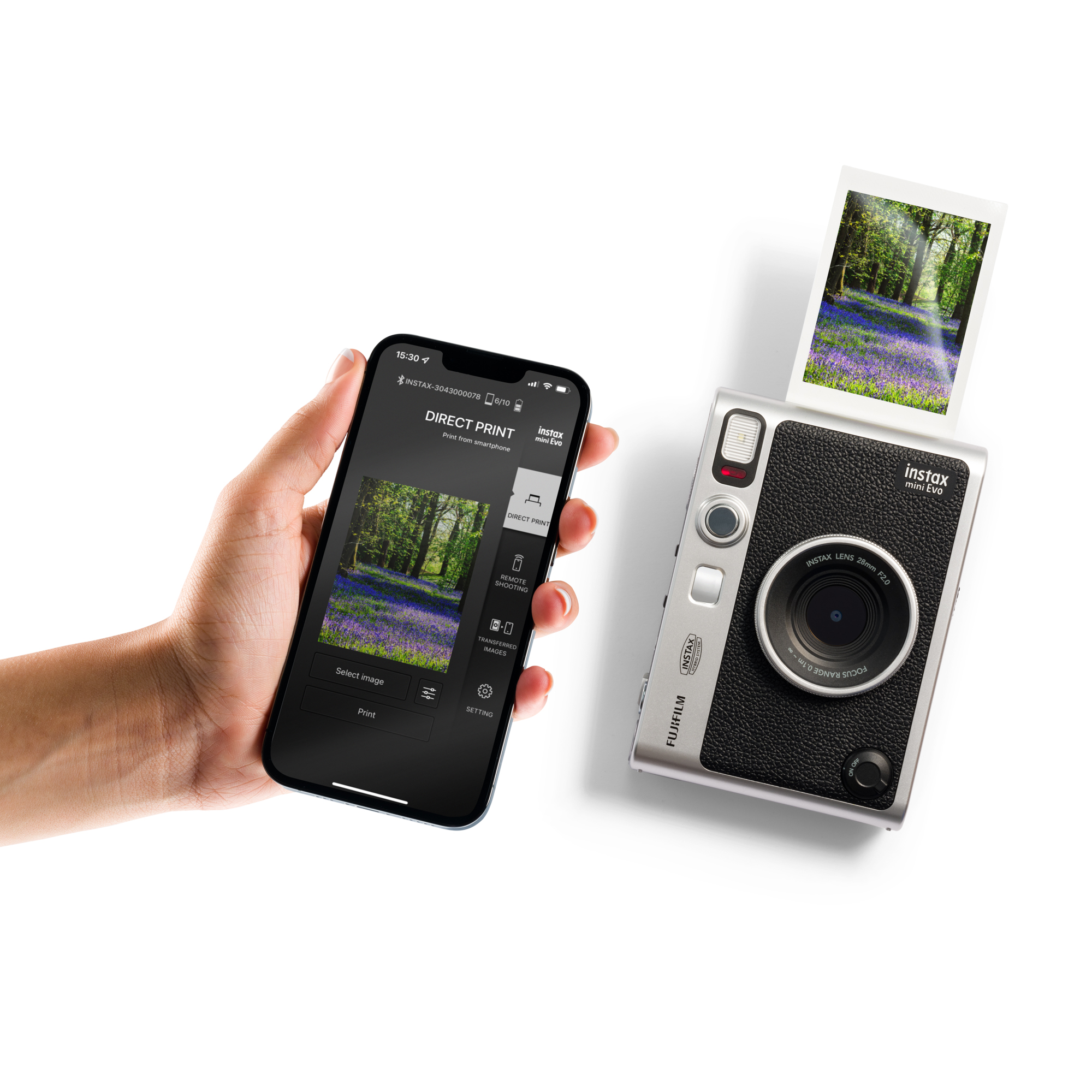 Fujifilm lancia instax mini Evo Hybrid