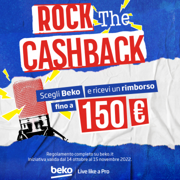 Da Beko la promozione ‘Rock the Cashback’