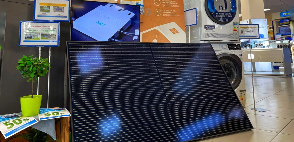 Bruno Euronics sceglie di vendere pannelli fotovoltaici plug & play
