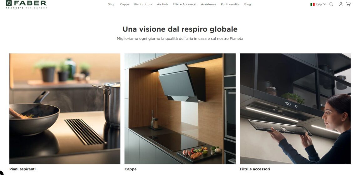 Faber rinnova il sito web e integra l’e-shop