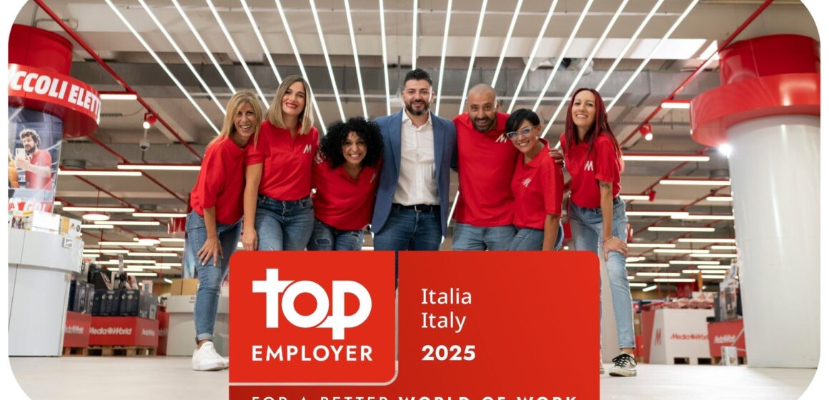 MediaWorld si riconferma Top Employer Italy